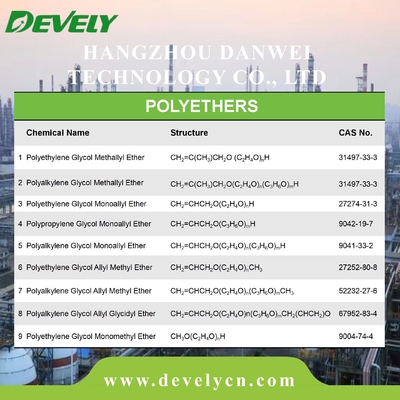 Allyl Polyethylene Glycol Polypropylene Glycol for Leveling Agent MW1250 EO/PO 1/1 CAS NO.: 9041-33-2